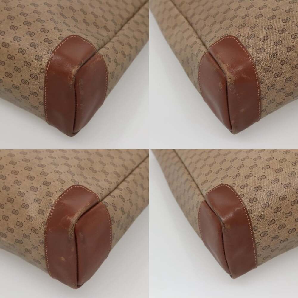 GUCCI Micro GG Supreme Tote Bag Pvc Beige Gold 002 37 002 37 - Picture 10 of 13